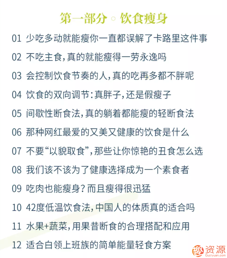 輕斷食-一招讓你瘦下來(lái)的懶人瘦身課插圖2