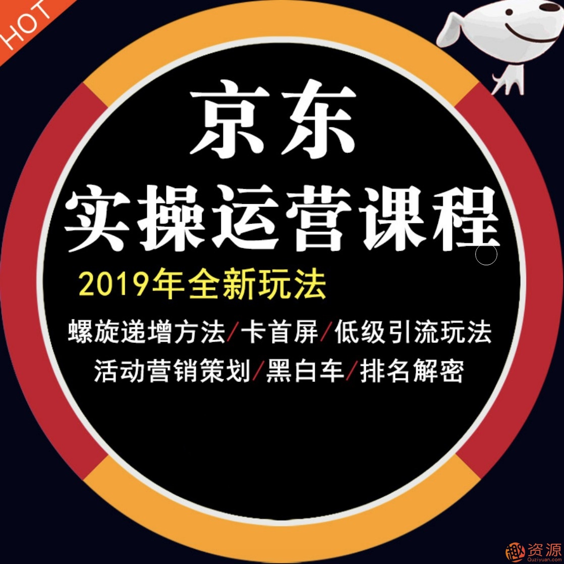 2019京東平臺(tái)店鋪運(yùn)營(yíng)教程快車營(yíng)銷技巧高級(jí)開(kāi)店全套電商視頻教學(xué)插圖