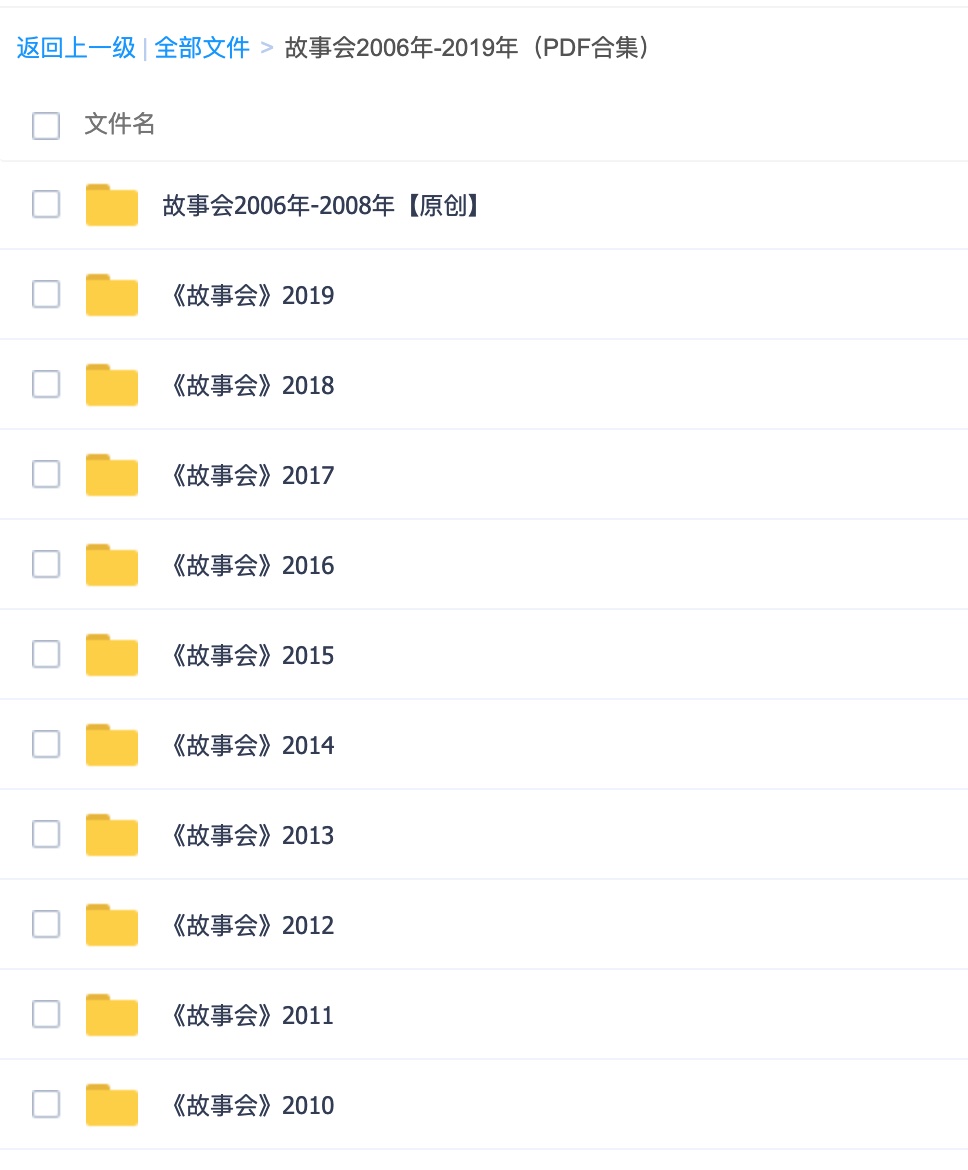 故事會(huì)2006-2019年高清PDF大合集 百度網(wǎng)盤插圖1