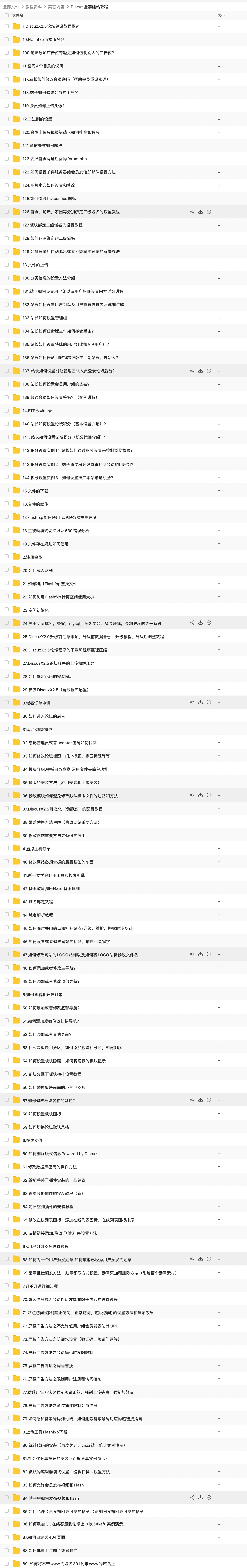 全網(wǎng)最全Discuz全套建站教程合集，非常詳細 百度網(wǎng)盤插圖1