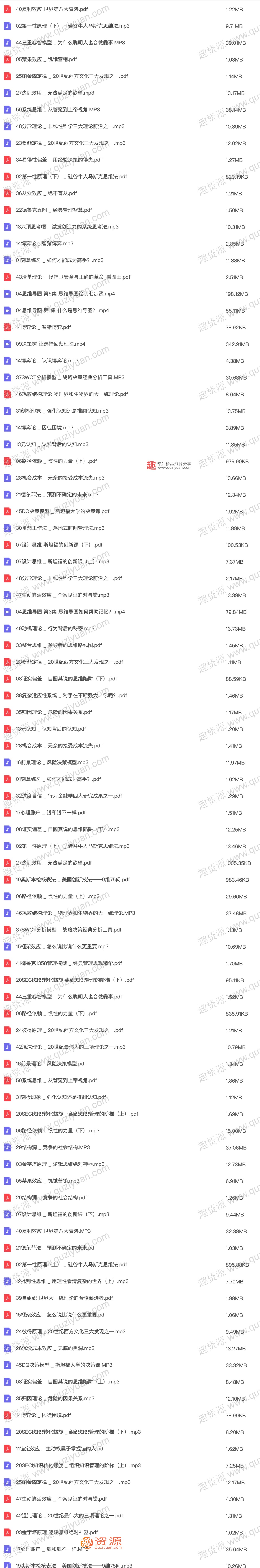 50個(gè)高級(jí)思維模型解析 百度網(wǎng)盤插圖1