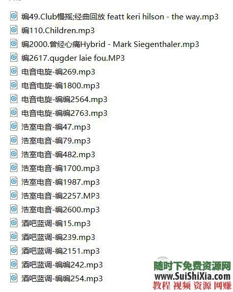 320K無損車載流行MP3音樂舞曲+MP4視頻神曲，共42G幾千首打包分享_趣資料教程資源插圖20