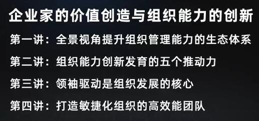 《企業(yè)家的價值創(chuàng)造與組織能力的創(chuàng)新》如何打造一支高效能團(tuán)隊？_百度云網(wǎng)盤視頻課程插圖