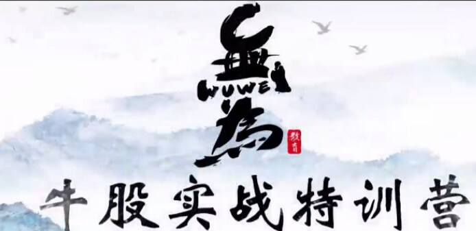 無為學(xué)院（李棟、傅剛）牛股實戰(zhàn)特訓(xùn)營18節(jié)_百度云網(wǎng)盤教程視頻插圖