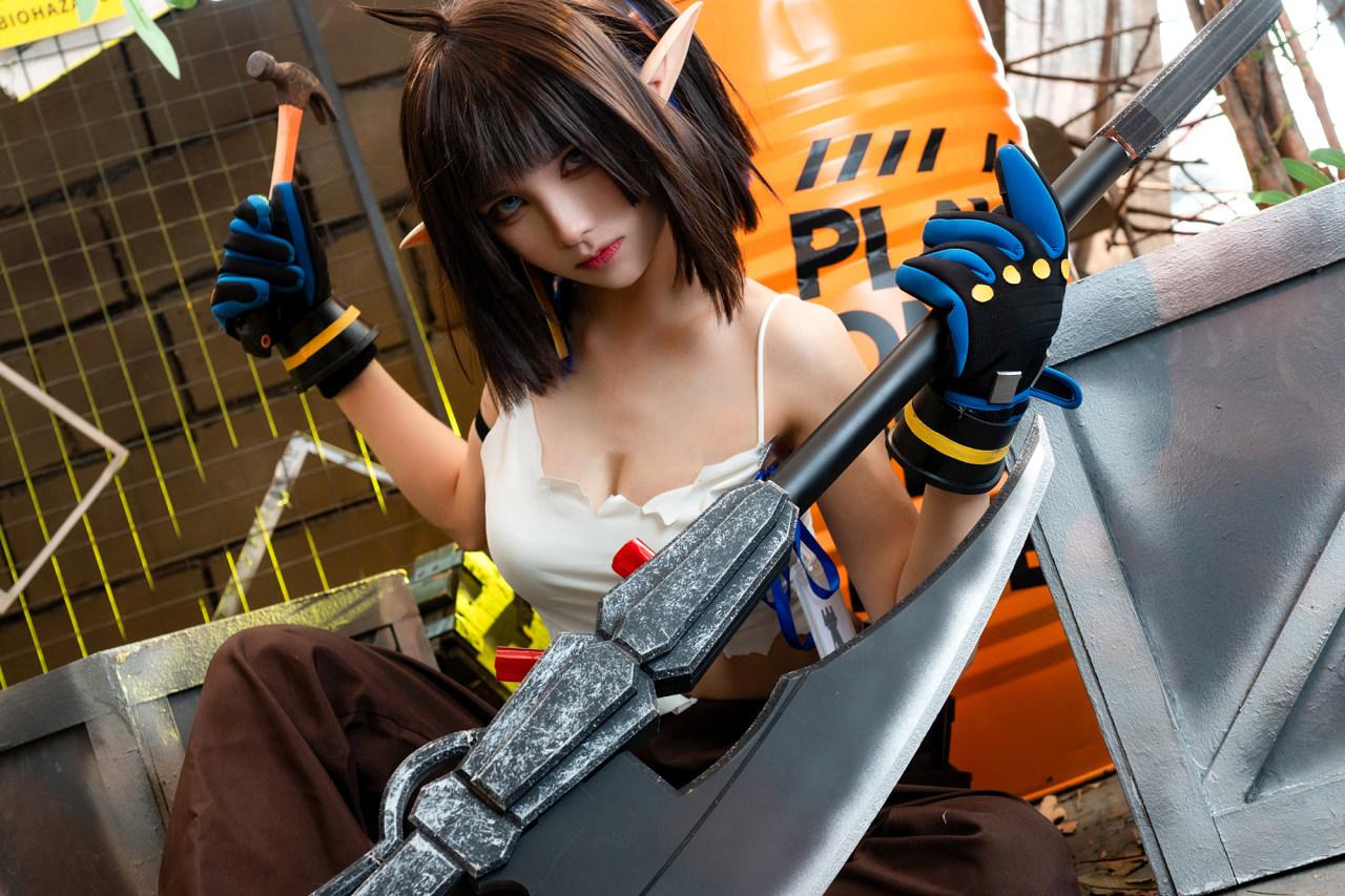 《明日方舟》森蚺cosplay圖（CN：千城夜vv）插圖1