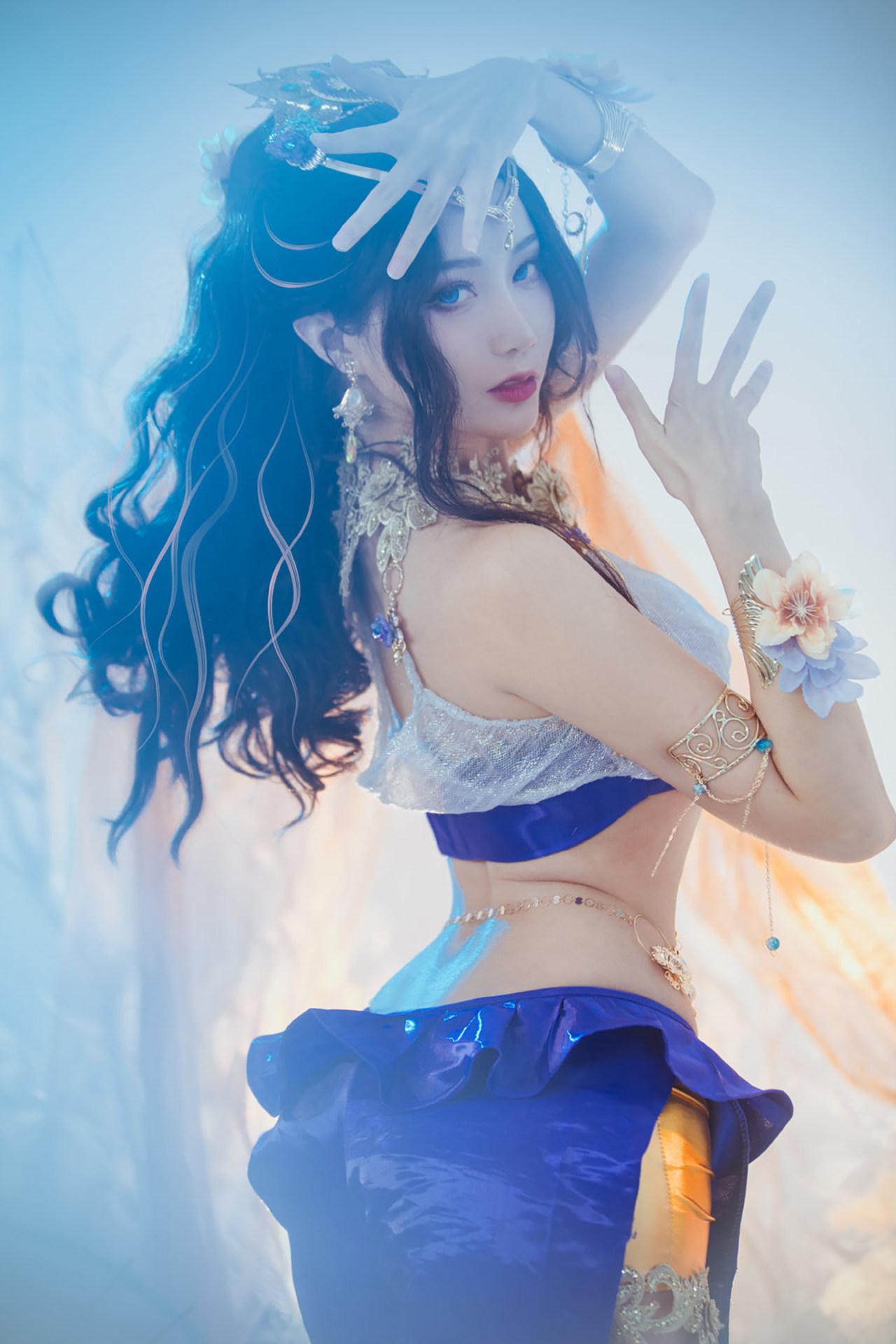 如月灰《永劫無間》迦南花無痕cosplay插圖1