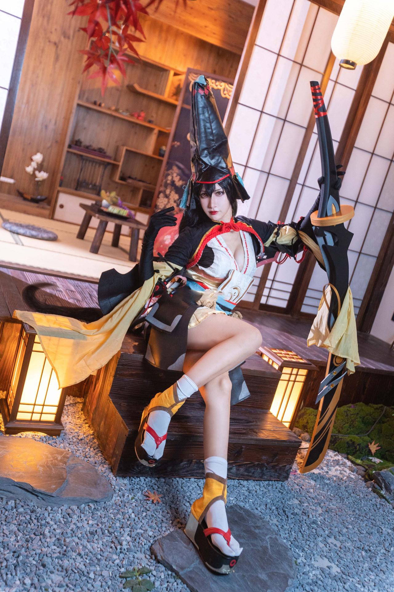 《永劫無(wú)間》妖刀姬cosplay圖（CN：阮邑Fairy）插圖1