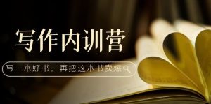 寫作內(nèi)訓(xùn)營：百萬級大佬教你如何寫一本好書百度網(wǎng)盤插圖