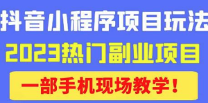 抖音小程序9.0新技巧，2023熱門副業(yè)項目，輕松變現(xiàn)百度網(wǎng)盤插圖