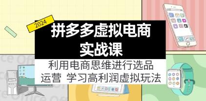 《拼多多虛擬電商實戰(zhàn)課》選品+運營，高利潤虛擬玩法插圖